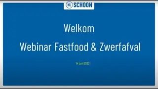 Nederland Schoon Webinar Fastfood en zwerfafval 14 6 2022
