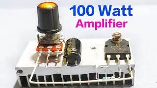 How to Make D718 Transistor Amplifier | DIY 12v Amplifier Circuit