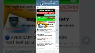 CAPF 2021 TEST SERIES (CLASSROOM) at DELHI