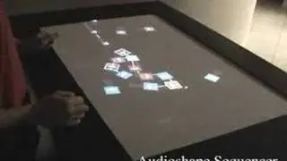 AudioTouch Multitouch Audio Table - Early Development Prototype