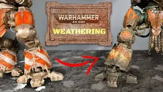 The Best Warhammer Weathering Video | Chaos Knight Diorama