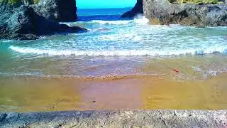 Towan Beach, Newquay, Timelapse