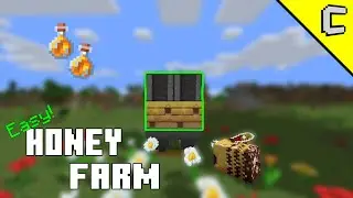 Easy Honey Farm Bee Farm | Minecraft Java 1.17 | Bedrock 1.17+