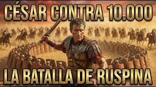 CÓMO CÉSAR ESCAPÓ DE LA MUERTE RODEADO POR 10.000 JINETES NÚMIDAS - BATALLA DE RUSPINA