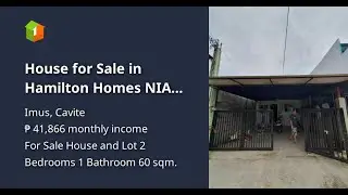House for Sale in Hamilton Homes NIA Road Imus Cavite