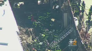 Man Gets Trapped Under Rubble At Demolition Site