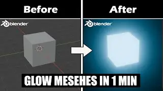 How To Make A Glow Effect In Blender 4.5!