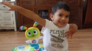 Buffalo Daniel tries Bright Beats Learnin' Lights Dance Mat