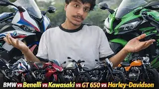 Sapno Ki 5 Bikes Saamne 😍 Truth ComparisonPower, Style ya Comfort? 🤔 BMW vs Harley vs GT 650 #vlog 