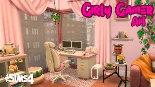 Girly Gamer APT |The Sims 4 : Comfy Gamer Kit | Relaxing Speed Build | No CC