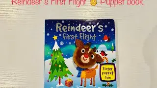 Reindeer&rsquo;s First Flight finger puppet board book / Libro de Navidad en ingl&eacute;s