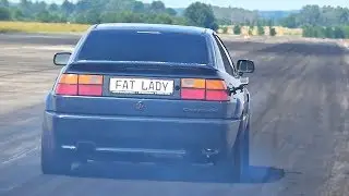 VW Corrado VR6 Twin Engine Turbo Sound & 1/4 Mile Acceleration