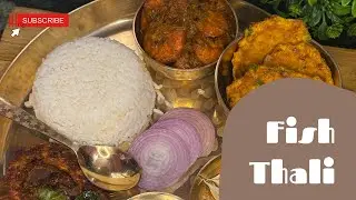 Fish Thali 🐟🍤 Authentic Food 🥘 🍛 Homemade recipes 🍱 