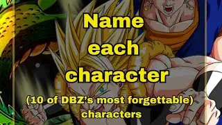 DBZ CHARACTER QUIZ | Full video! Can you name them all? #dragonball #dragonballz #dbz