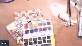 Watercoloring on Prima Paintables