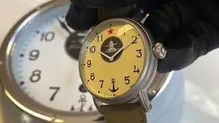 Red Star Luch Submarine Watch 42mm - caliber 1801.01 from Minsk, Belarus