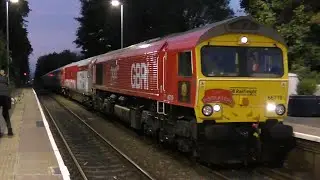 Inspiration, Rail 200 train on route to NYMR down the Esk Valley line .Micheal Portillo at the front