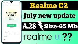 Realme C2 july update A.28|Realme C2 july update|Remove clean master|Techy Animation|