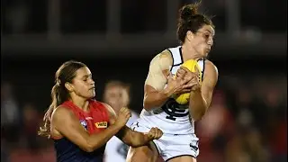 Kerryn Harrington - AFLW Round 10 2022 Highlights - Carlton Blues @ Melbourne Demons