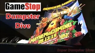 Borderlands 3 Light Up Display!!! GameStop Dumpster Dive #65