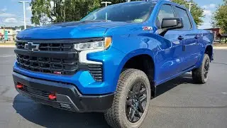 2022 Chevrolet Silverado LT Trailboss, New Arrival in Glacier Blue Metallic with the 6.2 V8