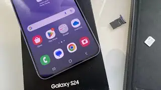 Samsung Galaxy S24 как вставить и извлечь SIM-карту
