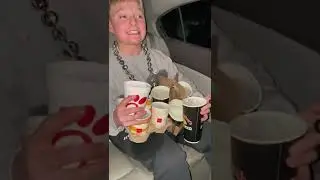 We SPILLED Water in his NEW CAR 🤯😂 #shorts