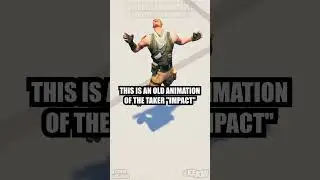 Did you know the Taker had this animation?! #fortnite #shorts #STW