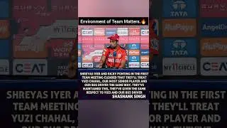 Huge Respect For Seniors| #pbks #shashanksingh #yuzvendrachahal #ipl