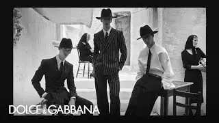 The new #DGSS24 Men's Campaign shot by Steven Meisel