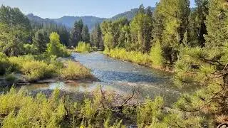 Payette river in the Sawtooth Mountains