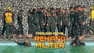 RENANG MILITER TARUNA AKMIL TK IV //  50 METER BERSENJATA
