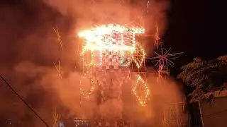 10/01/2026 castillo en onor ala virgen de Guadalupe en el fresnito Jalisco 