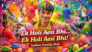 Boys Problem During Holi || Indian Desi Family || Montu M. K || Mmk ||#holi @Anaysa