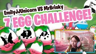 🌟 HATCHING 7 EGGS in ADOPT ME! Who Will Get the Rarest Pet?! 🐣🦄 | EmilyJJUnicorn Egg Challenge 🌟