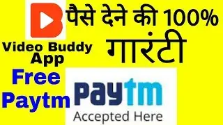 Video Buddy App Payment Proof.  Earn money Online.  Earn free paytm cash.  Video Buddy