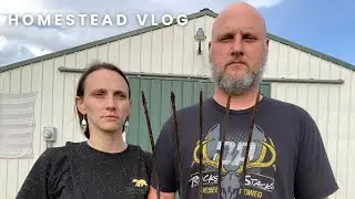 First Planting of the 2025 Garden Season & Finally Cleaning up the Post! | Homestead Vlog