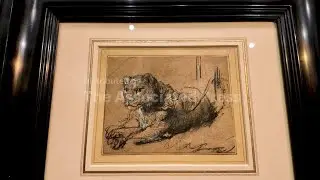 Rare Rembrandt lion drawing set to fetch $20M ++REPLAY/AMENDED++