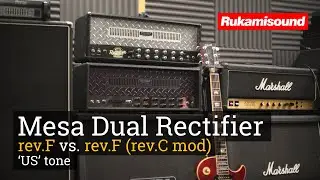Mesa Dual Rectifier Rev.F Stock vs. Modded ('US Tone')