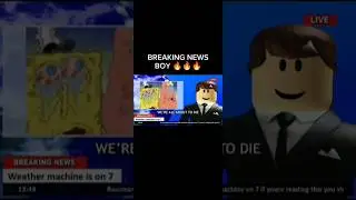 BREAKING NEWS NATURAL DISASTER (credits:@Buur) #roblox #memes #buurnews #animation