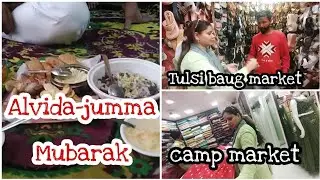 Alvida-jummah Mubarak2022||Eid Shopping||#tulsibaug #camp #shopping