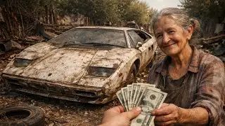 ASMR Car Restoration Full Rebuild of Lamborghini Countach LP400 1975 from Abandoned Condition  Look