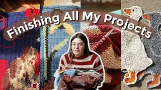 Finishing My Crochet (and Knit) Projects ✰ WIP Tour, Dreamy Sweaters,  & Fun Colorwork