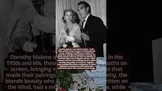Dorothy Malone and Anthony Quinn Sparks of Classic Hollywood #hollywoodbuzz #facts #vintage