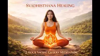 SVADHISTHANA HEALING 🌊 | 2 Hour Sacral Chakra Meditation | Emotional Balance & Flow