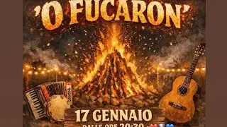 O' Fuocaron uragano bruscianese 2026 17 gennaio divisione musicale 55 est band 