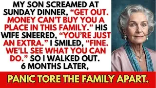 My Son Screamed, At Sunday Dinner, &ldquo;Get Out, Money Can&rsquo;t Buy You Family.&rdquo; I Smiled and Left&hellip;