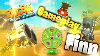 zooba gameplay finn level 14 spin random wheel challenge head hunter zooba