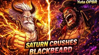 Saturn Destroys Blackbeard! | Top 100 League Battle Grind OPBR