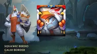 SQUAWK ! Birdio Galio Border Skin in league of legends wild rift